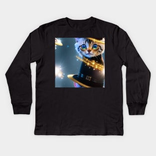 Just a Magic Cat Kids Long Sleeve T-Shirt